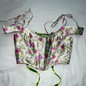 SUGAR THRILLZ Blooming Polaroid Fever Corset originally £49